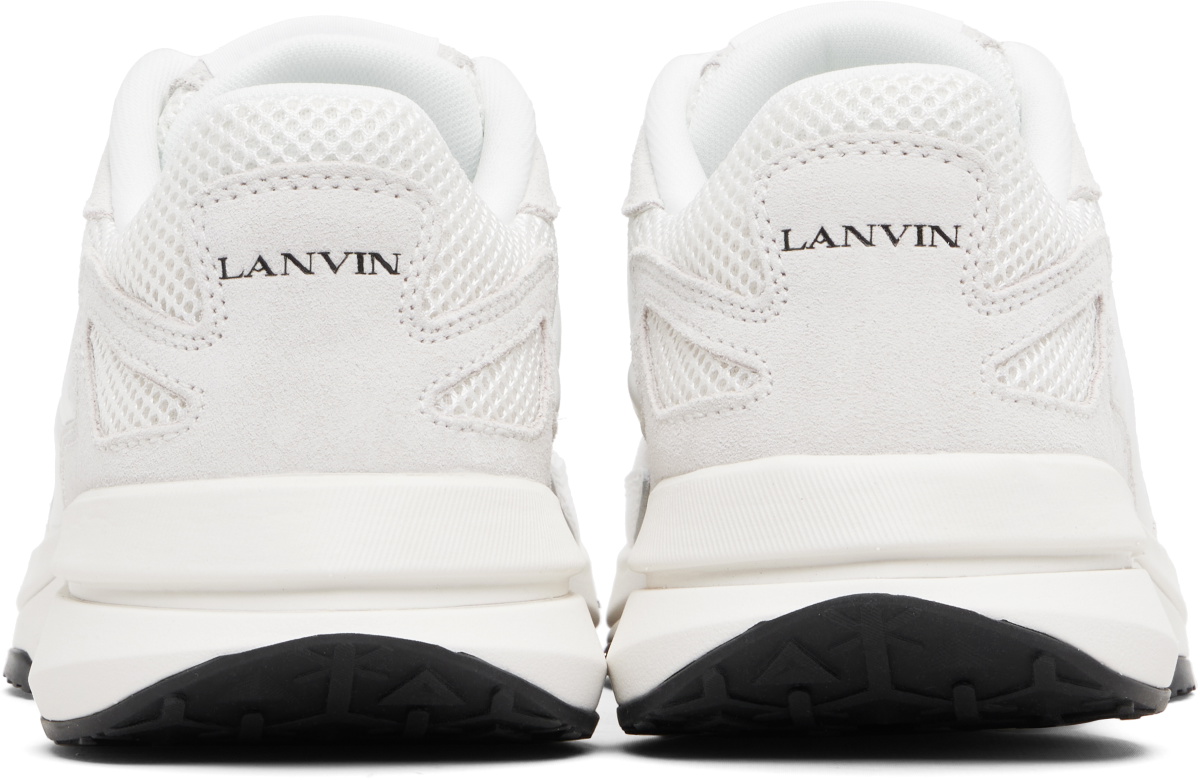 Lanvin White & Gray JLA Mesh Sneakers Lanvin