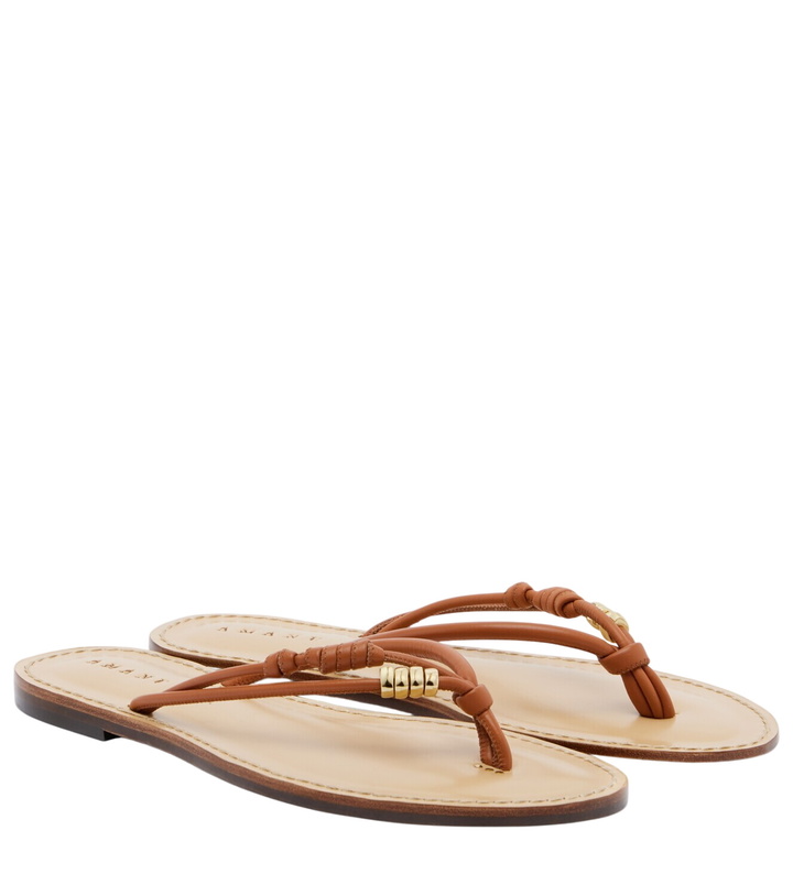 Photo: Amanu Kiwayu leather thong sandals