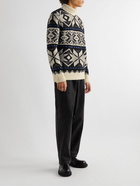 NN07 - Winston 6476 Fair Isle Wool Rollneck Sweater - Neutrals