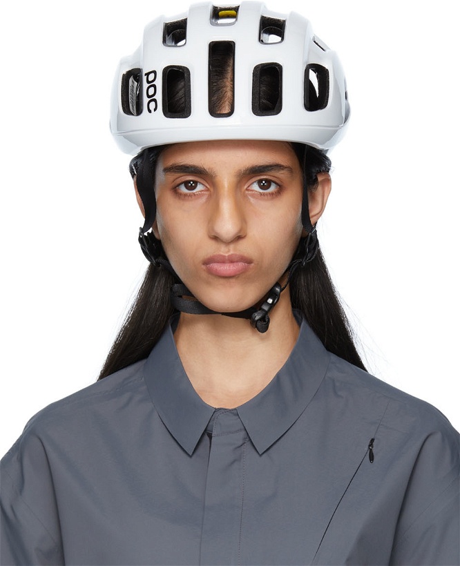 Photo: POC White Ventral Air Mips Cycling Helmet
