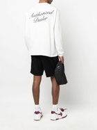 JUST DON - Cotton Logo Long Sleeve T-shirt