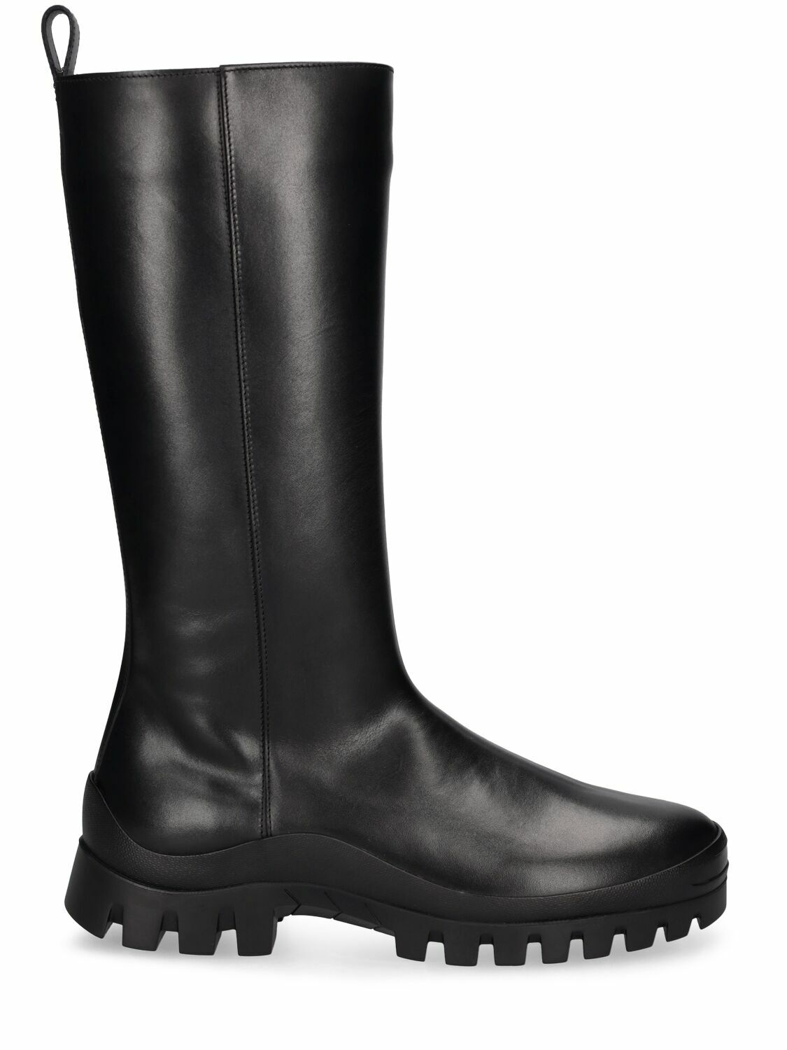 The Row Tech leather knee-high boots The Row