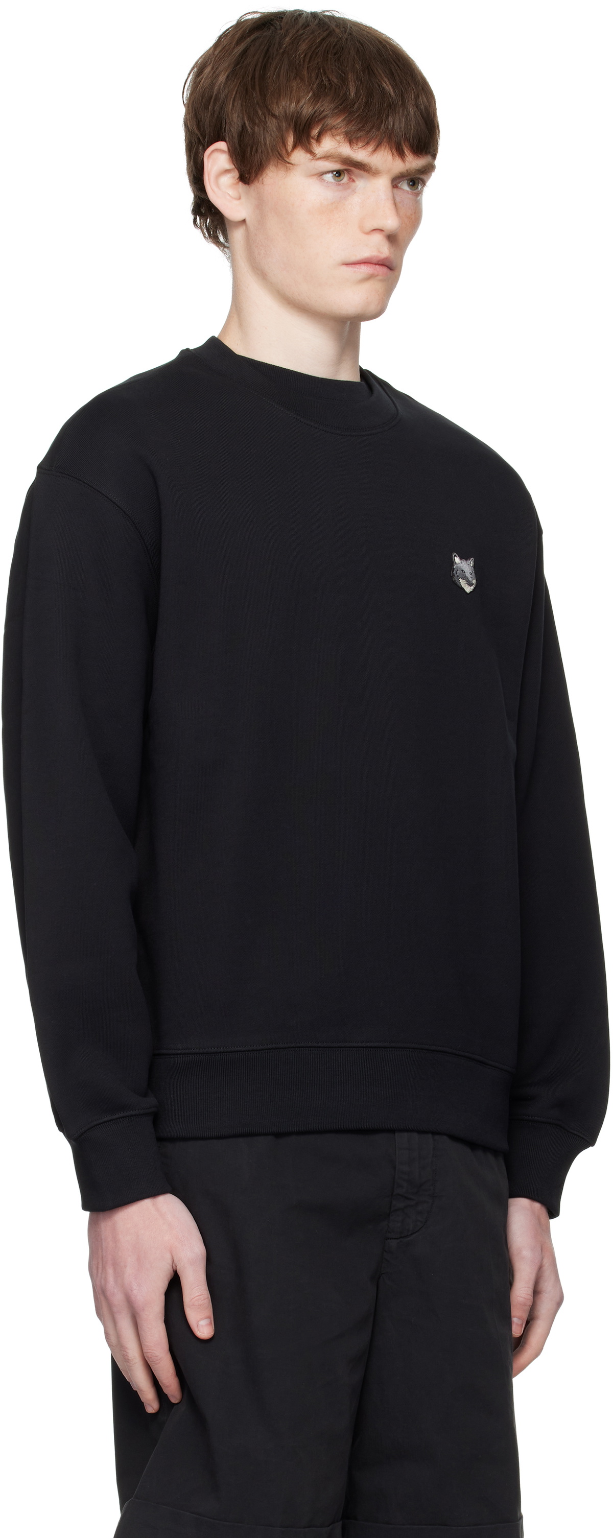 Maison Kitsuné Black Fox Head Comfort Sweatshirt