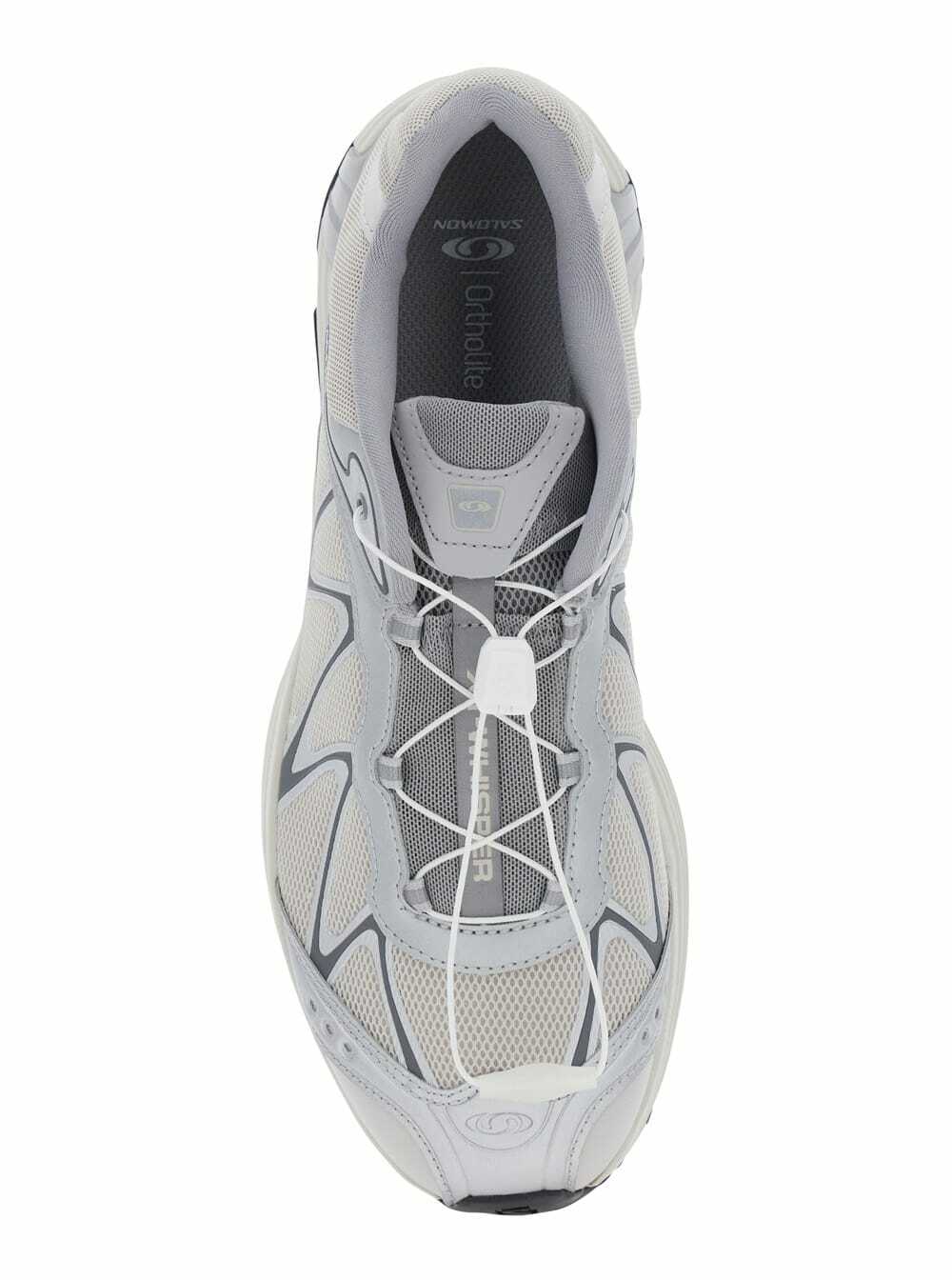 Salomon xt-whisper Grey Sneakers With Printed Logo On The Side And Drawstring Closure In Fabric Unisex