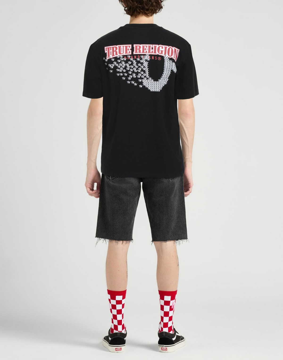True Religion Mens T-shirt in Black