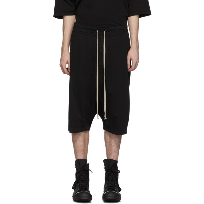 Photo: Rick Owens Drkshdw Black Pod Shorts