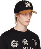 AMIRI Black Embroidered Cap