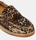 Golden Goose Jerry animal-print leather moccasin
