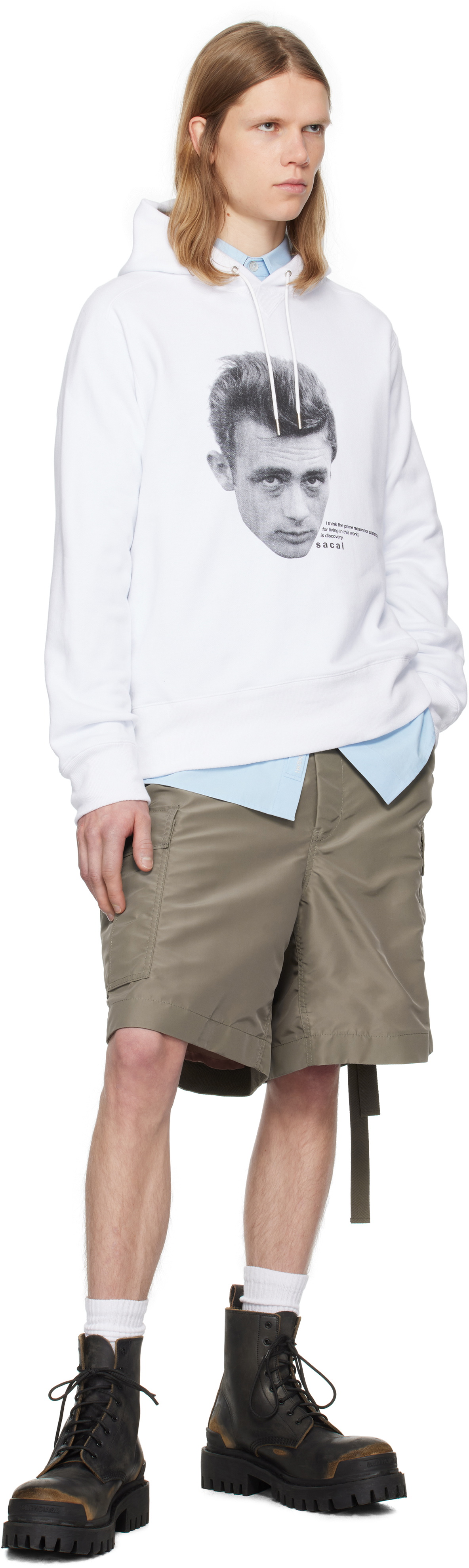 ［美品］サカイ sacai nylon twill shorts 3 グレー Nylon Twill Shorts | sacai Official Store サカイ オフィシャル