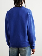 KENZO - Logo-Embroidered Cotton-Jersey Sweatshirt - Blue