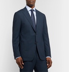 Canali - Storm-Blue Kei Slim-Fit Unstructured Wool Suit Jacket - Blue