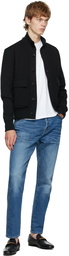 TOM FORD Black Wool Knit Cardigan