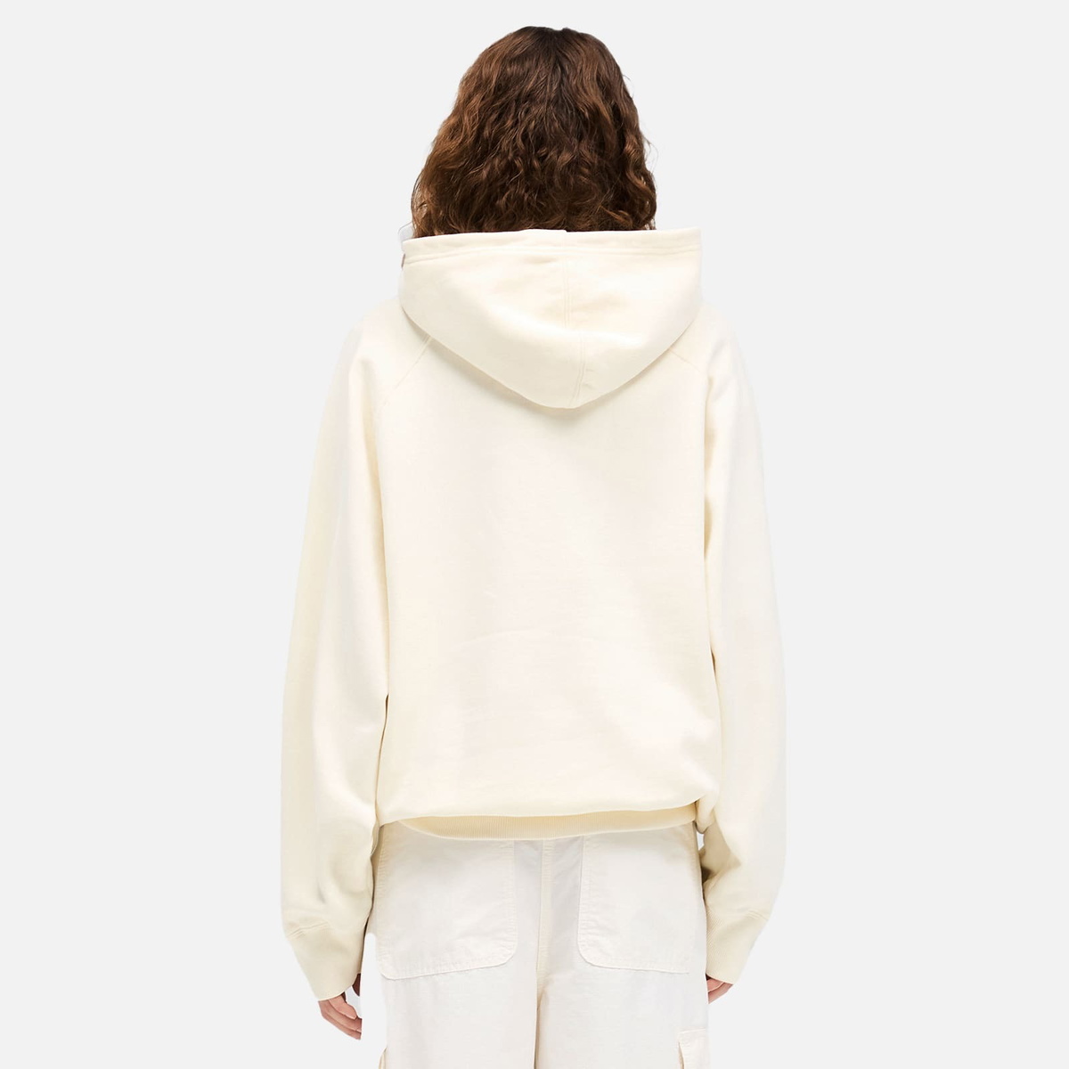 Represent Women's Graphic Logo Hoodie in Cream
