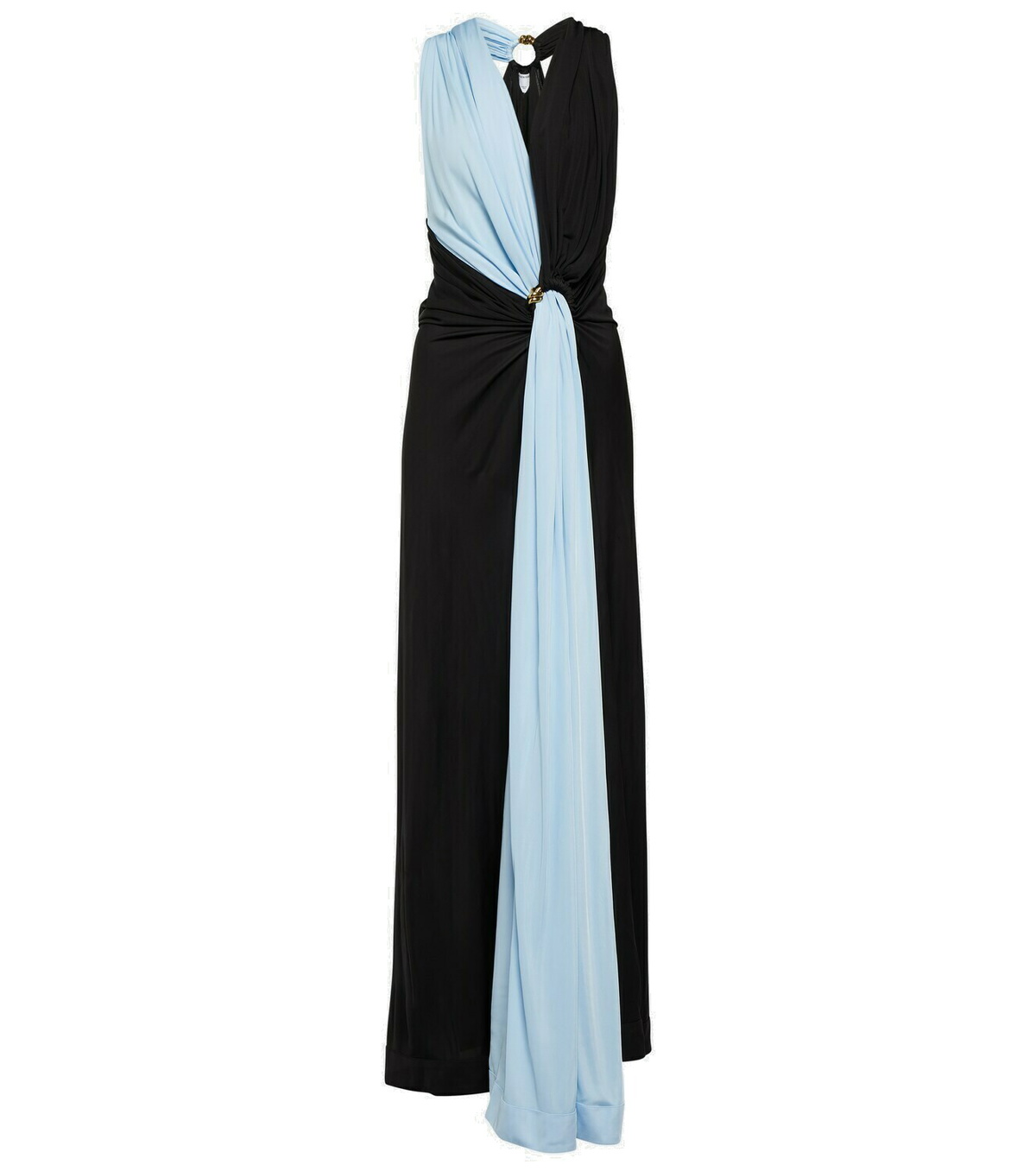 Vivenda Draped Jersey Maxi Dress