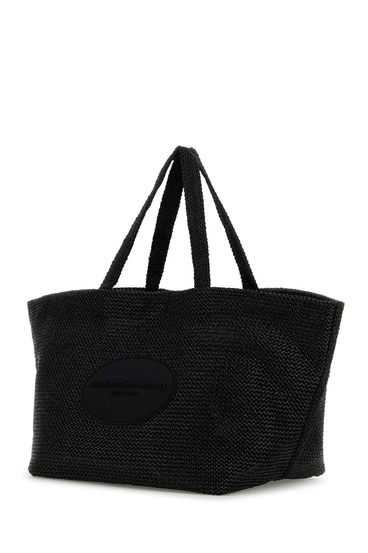 トートバッグ ALEXANDER WANG Black Crochet Xl Punch Shopping Bag 20224T01L001F.jpg?sw=1536