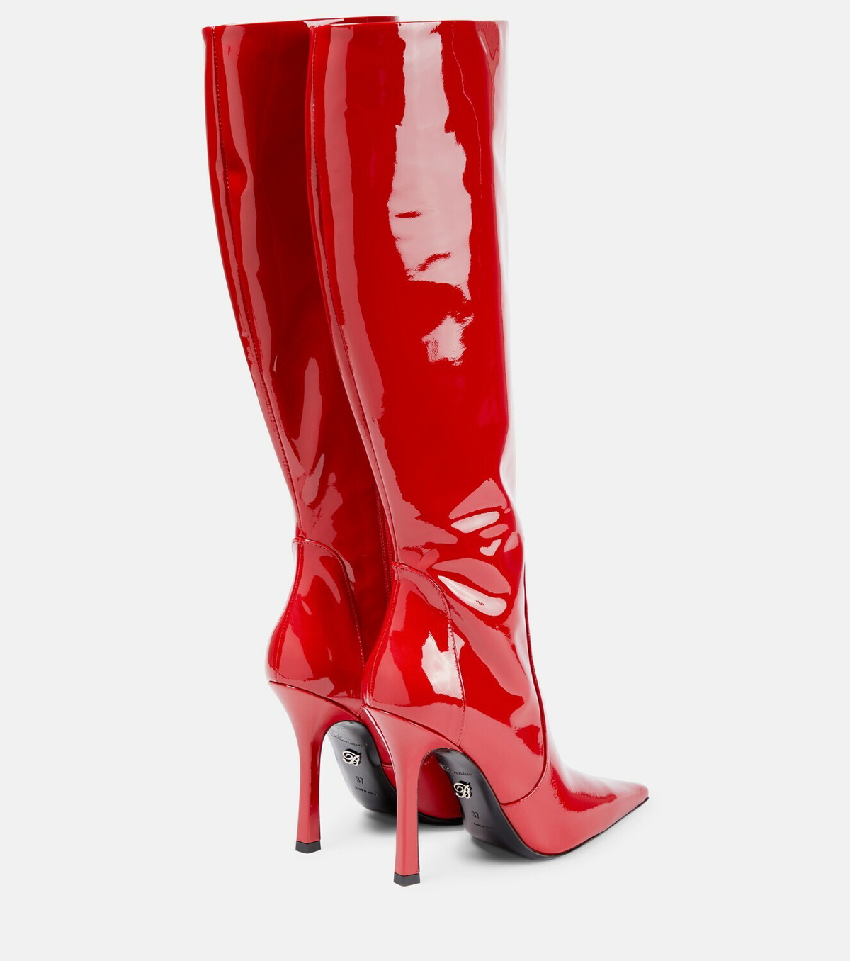 Blumarine - Knee-high patent leather boots