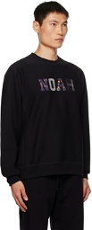 Noah Black Appliqué Sweatshirt