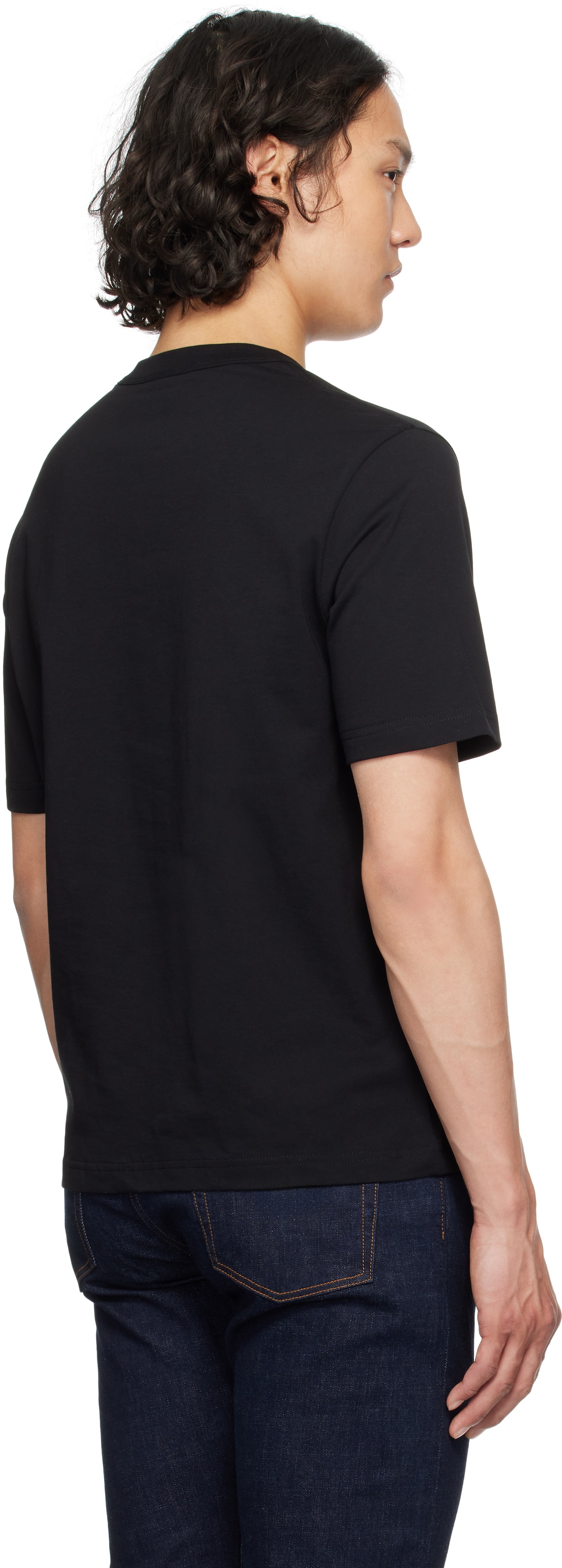 PS by Paul Smith Black Craft Zebra Print T-shirt