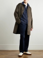 Mr P. - Wool-Blend Bouclé Cardigan - Blue