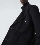 Umit Benan President double-breasted cashmere coat