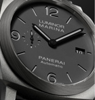 Panerai - Luminor Marina TuttoGrigio Automatic 44mm Titanium and Sportech Watch, Ref. No. PAM01662 - Black