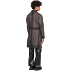 Craig Green Grey Organza Line Stitch Coat