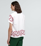 Bode - Embroidered cotton-blend shirt