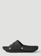 Bucklow Rubber Slides in Black