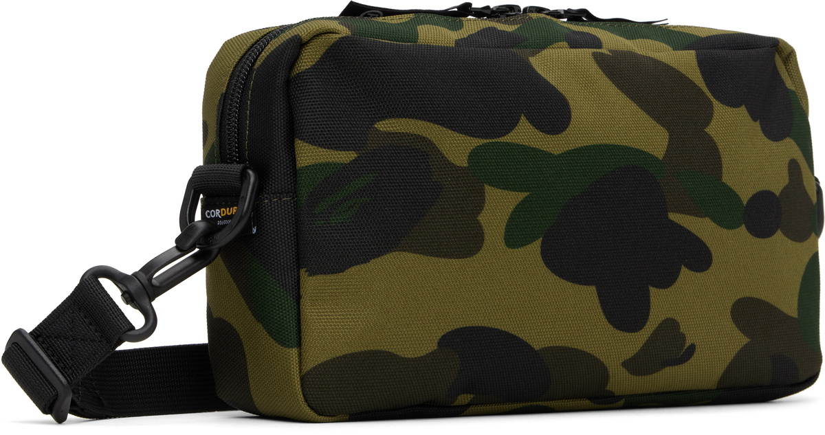 BAPE Khaki 1st Camo Cordura Mini Bag A Bathing Ape