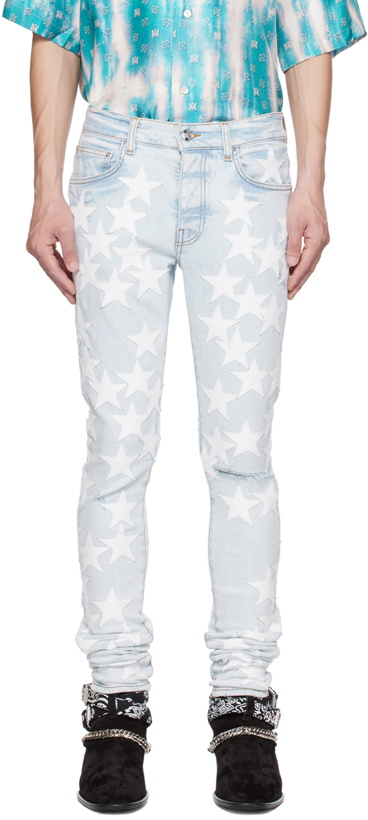 Photo: AMIRI Blue Chemist Jeans