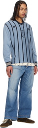 RICE NINE TEN Blue Faded Painter Jeans