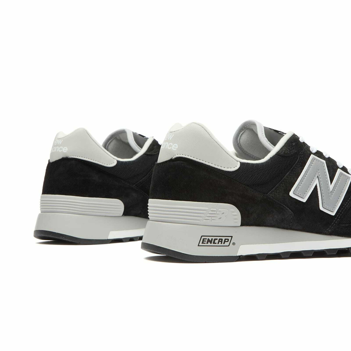 New Balance 1300 Sneaker in Black/Raincloud