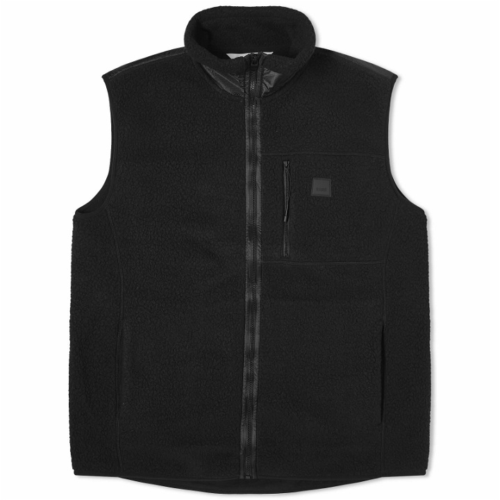 Photo: Rains Men's Yermo Fleece Vest in Black