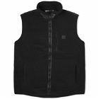 Rains Men's Yermo Fleece Vest in Black