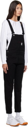 Carhartt Work In Progress Black Bib Overalls