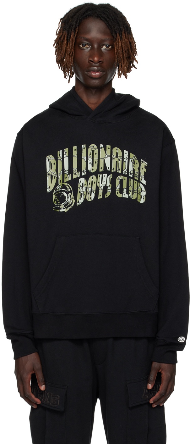 Billionaire Boys Club Black Printed Hoodie Billionaire Boys Club