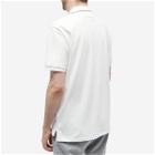 C.P. Company Men's Patch Logo Polo Shirt in Gauze White