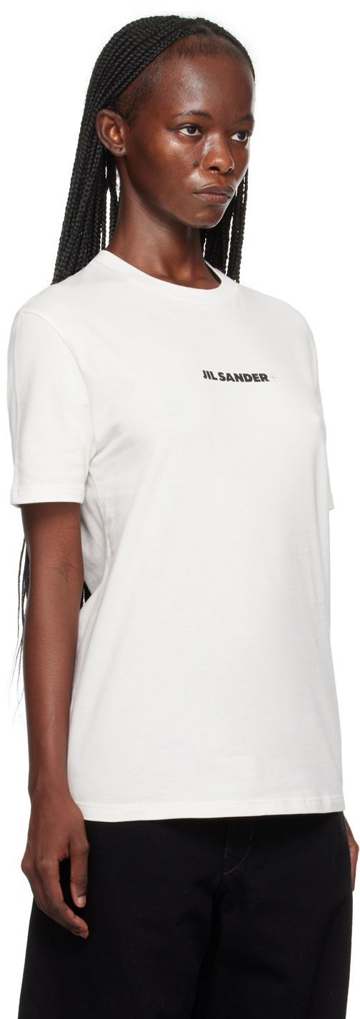 Jil Sander White Printed T-Shirt