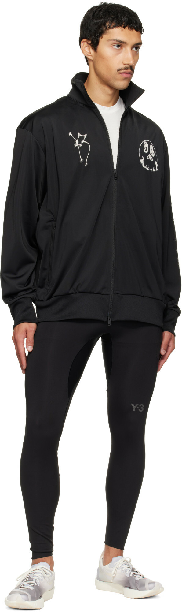 Y-3 Black Running Leggings