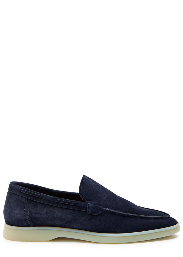 Photo: Aurélien Yacht Suede Loafers Navy