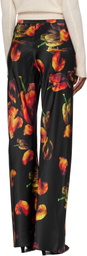 Silk Laundry Multicolor Bias Cut Lounge Pants