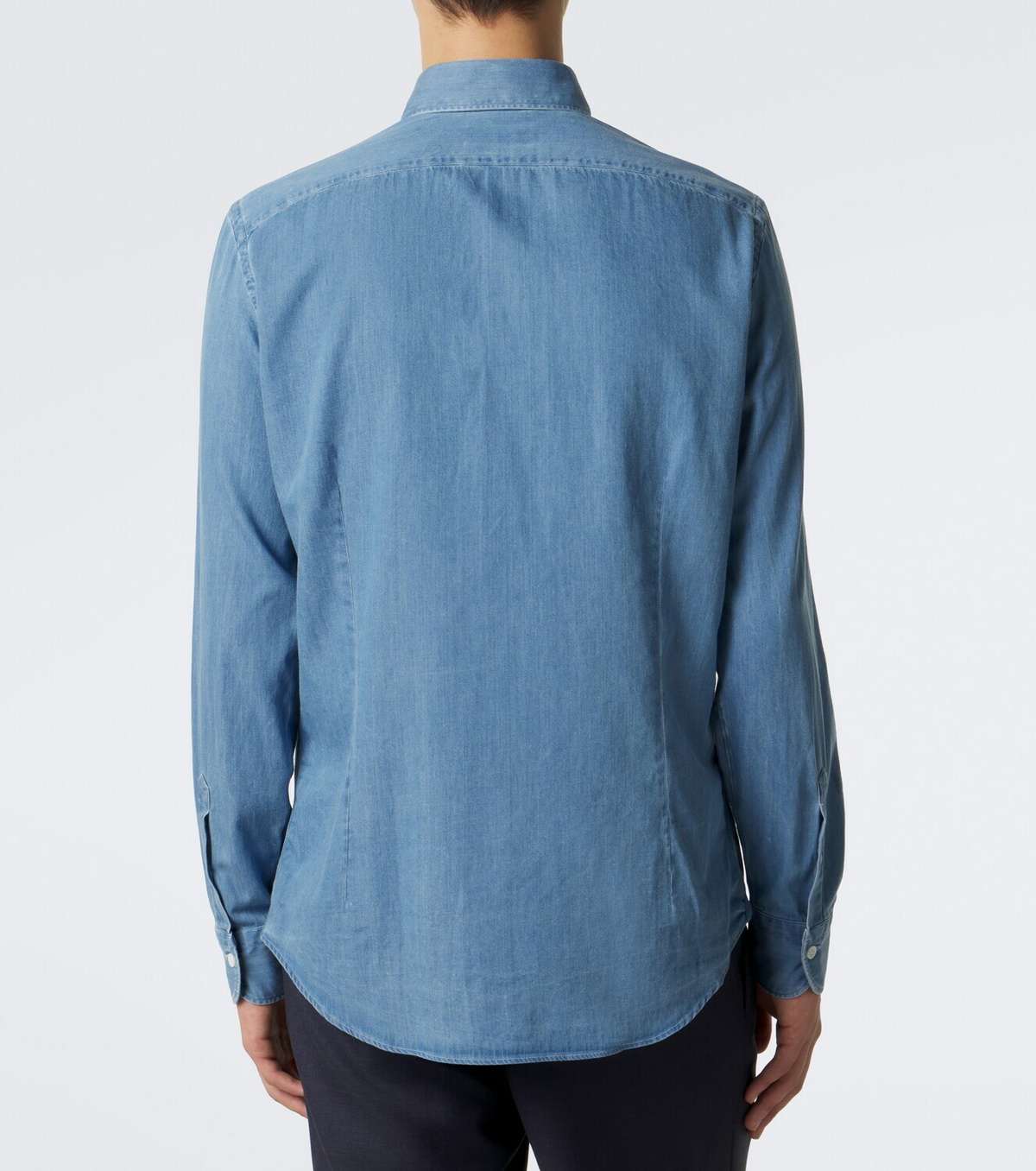 Thom Sweeney Lecce denim shirt