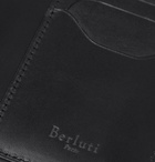 Berluti - Jagua Leather Bifold Cardholder - Men - Navy