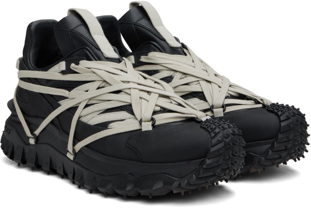 関税送料込 MONCLER + RICK OWENS TRAILGRIP MEGALACEスニーカー Moncler Moncler + Rick Owens Trailgrip MEGALACE Leather