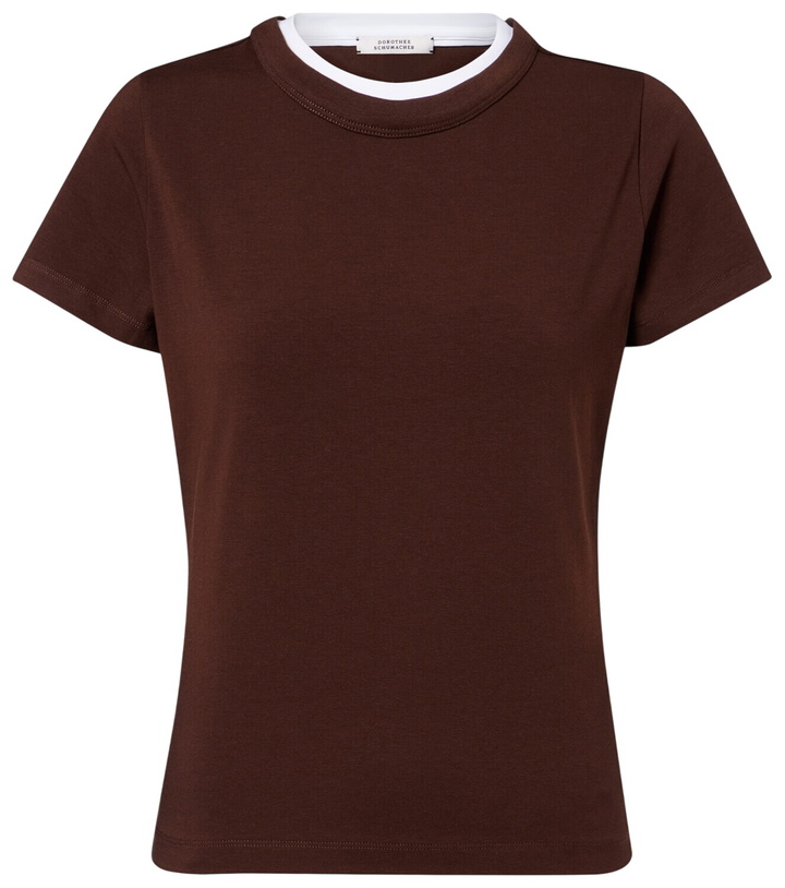 Photo: Dorothee Schumacher All Time Favorites cotton-blend T-shirt