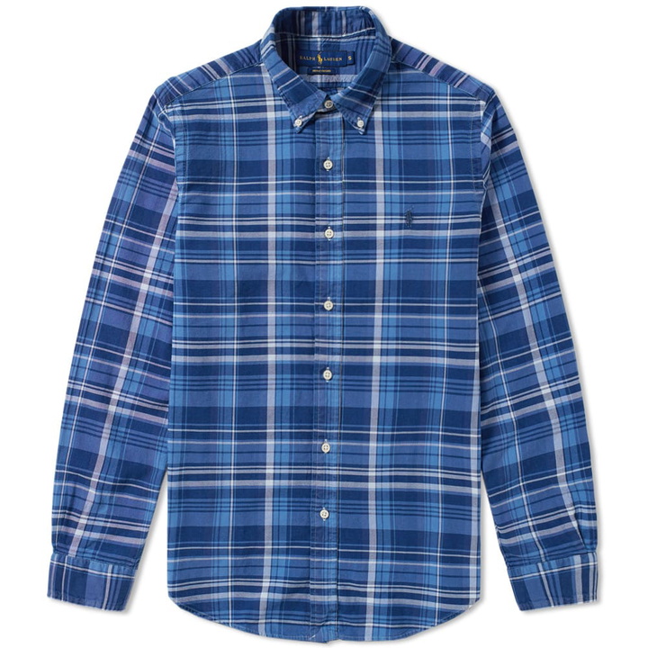 Photo: Polo Ralph Lauren Custom Fit Button Down Check Oxford Shirt