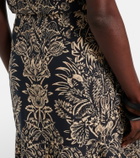 Ulla Johnson Clarisse printed cotton poplin midi skirt