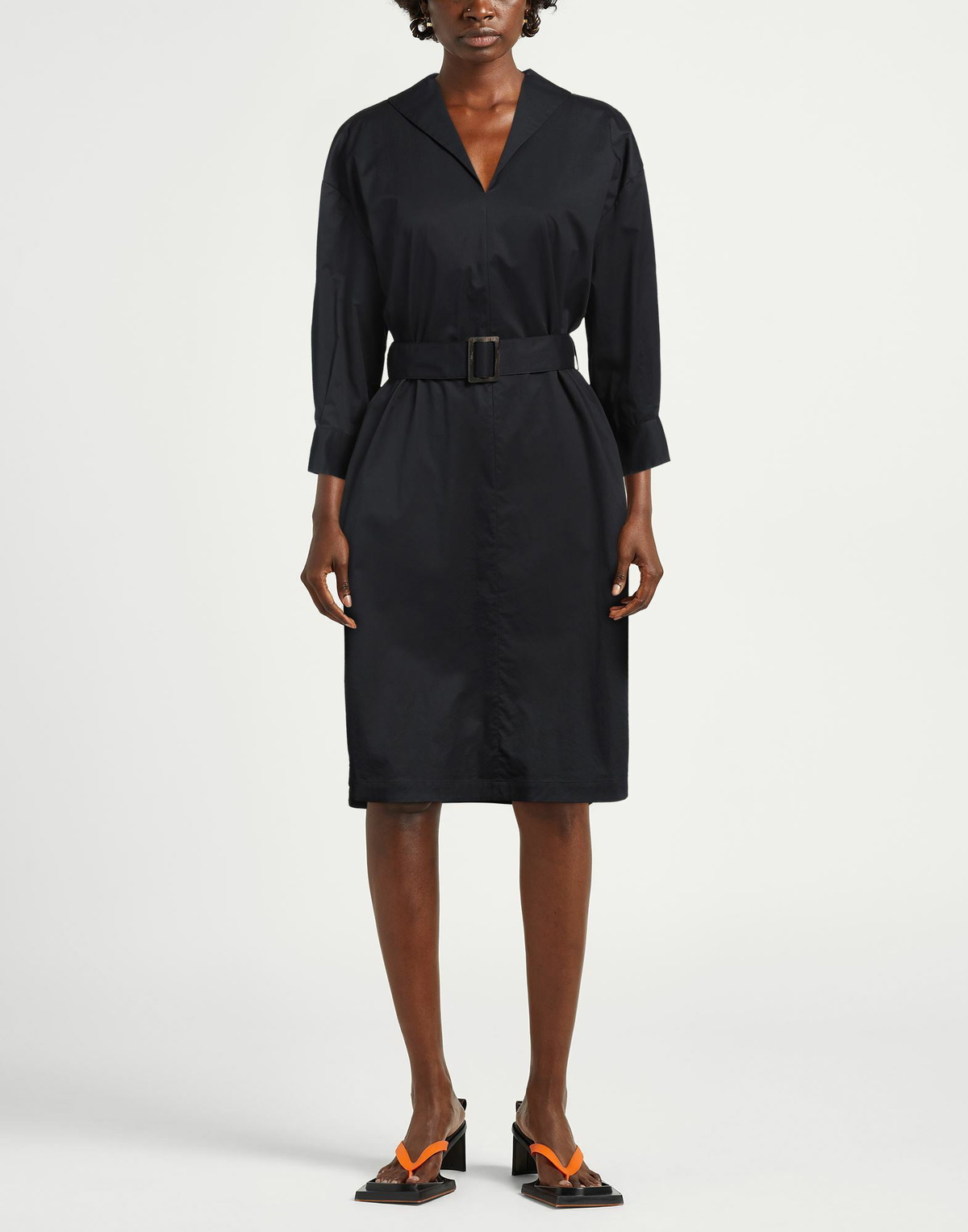 Peserico Easy Womens Midi dress Midnight in Blue