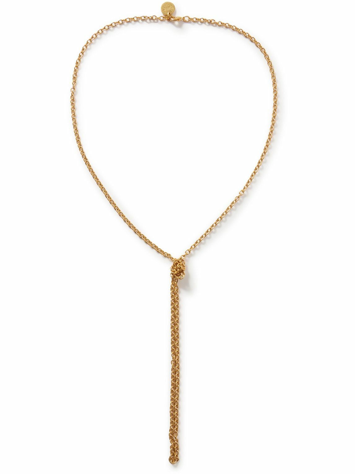 TOM FORD - Leather and Gold-Tone Necklace TOM FORD