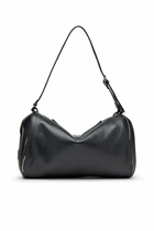 Diesel Load-D-Shoulder bag in brushed laminated PU - Shoulder Bags - Unisex - Black